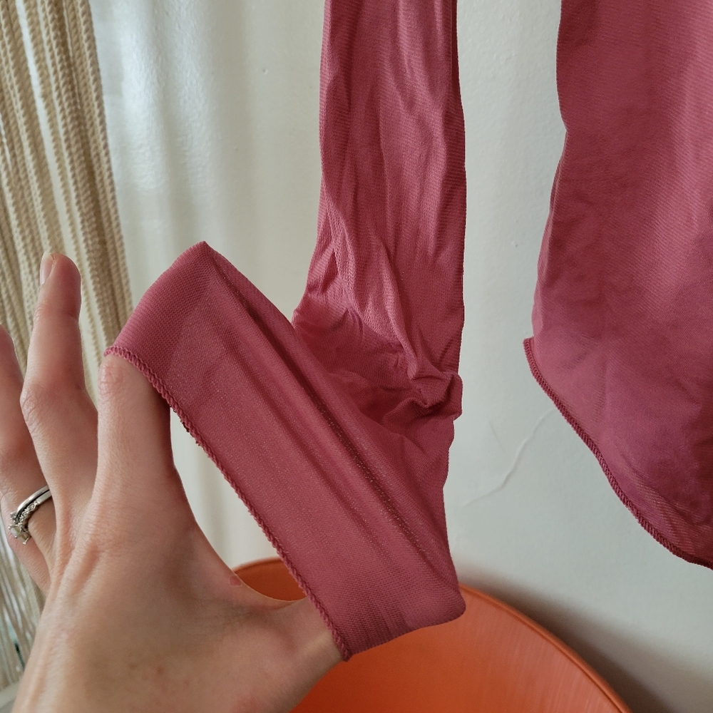 Aritzia Wilfred Free Mesh Sheer Button-Up - Picture 3 of 5